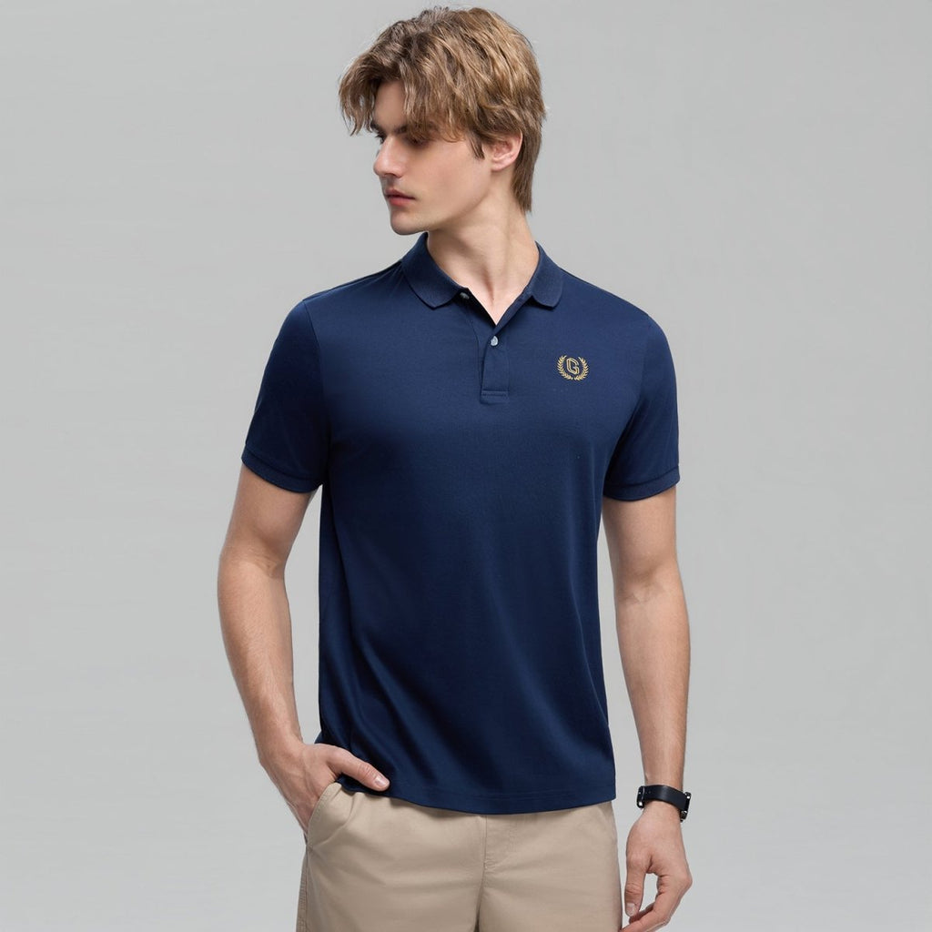 Giordano Men's Slim Fit Liquid Touch Cotton Interlock Polo - first_variant_option_2 Premium Polo for Giordano