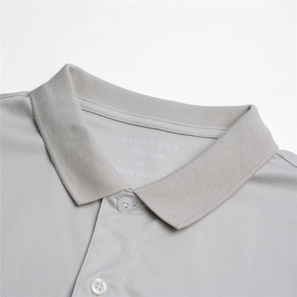 Men’S Slim Fit Liquid Touch Cotton Interlock Polo S - Shop Giordano