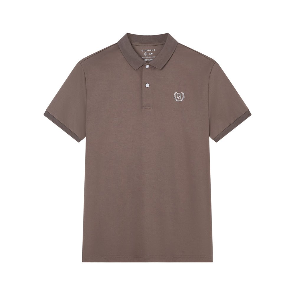 Men’S Slim Fit Liquid Touch Cotton Interlock Polo S - Shop Giordano