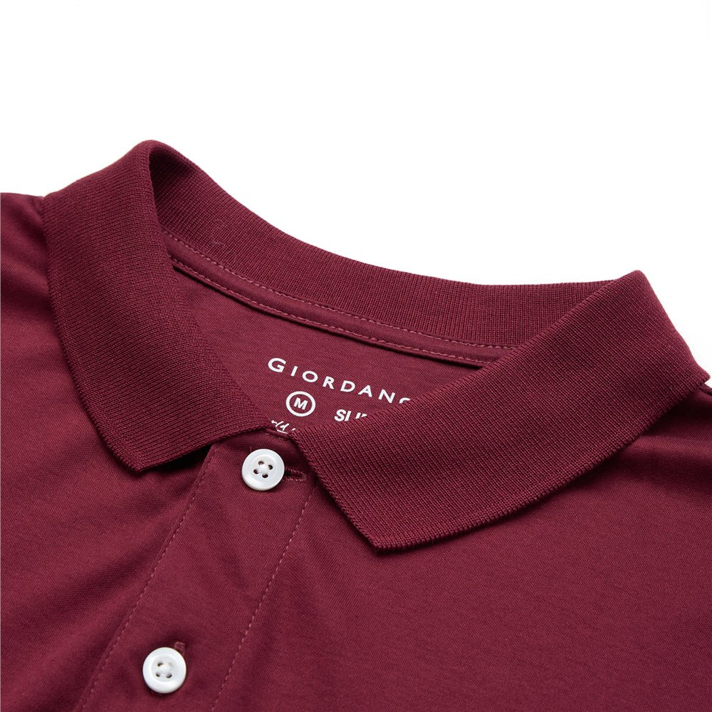 Men’S Slim Fit Liquid Touch Cotton Interlock Polo S - Shop Giordano