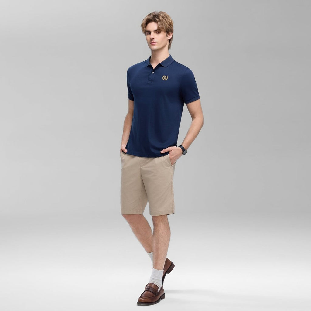 Giordano Men's Slim Fit Liquid Touch Cotton Interlock Polo - first_variant_option_2 Premium Polo for Giordano