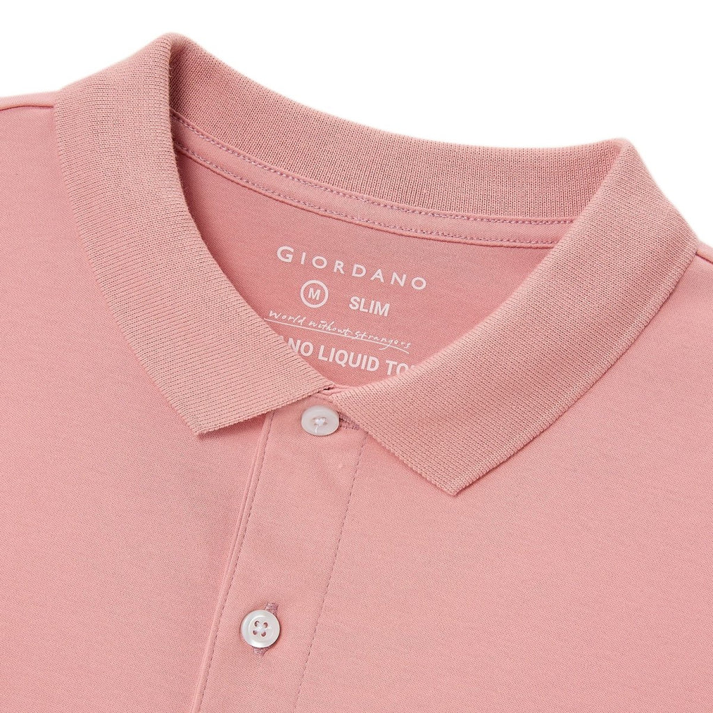 Giordano Men's Slim Fit Liquid Touch Polo - Premium Polo