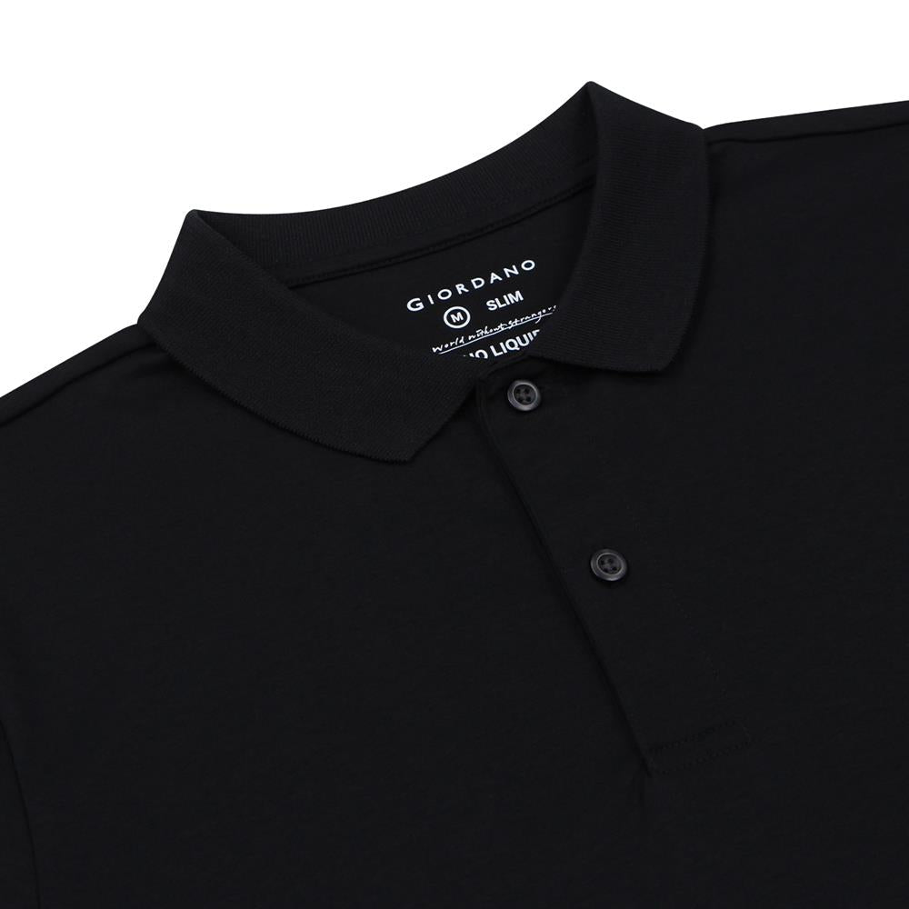 Giordano Men's Slim Fit Liquid Touch Polo - Premium Polo