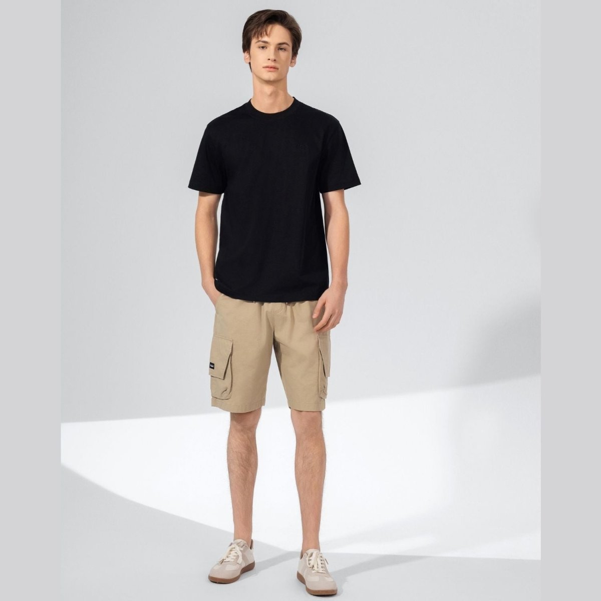 Men's Slim Fit Liquid Touch Smart Collar Tee - Giordano
