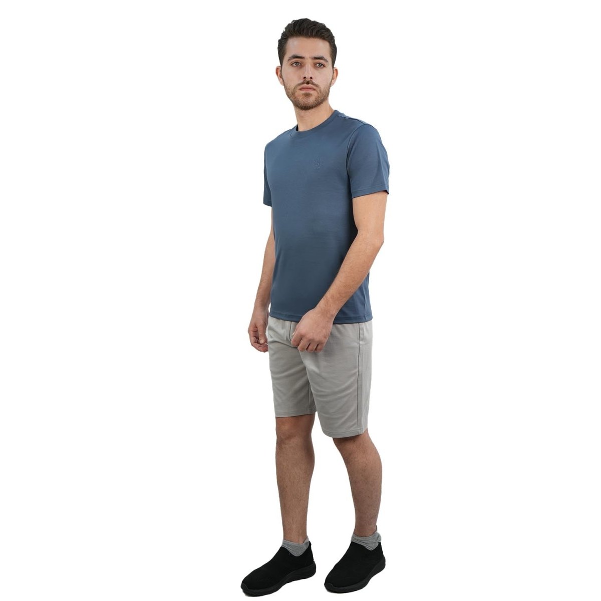 Men's Slim Fit Liquid Touch Smart Collar Tee - Giordano
