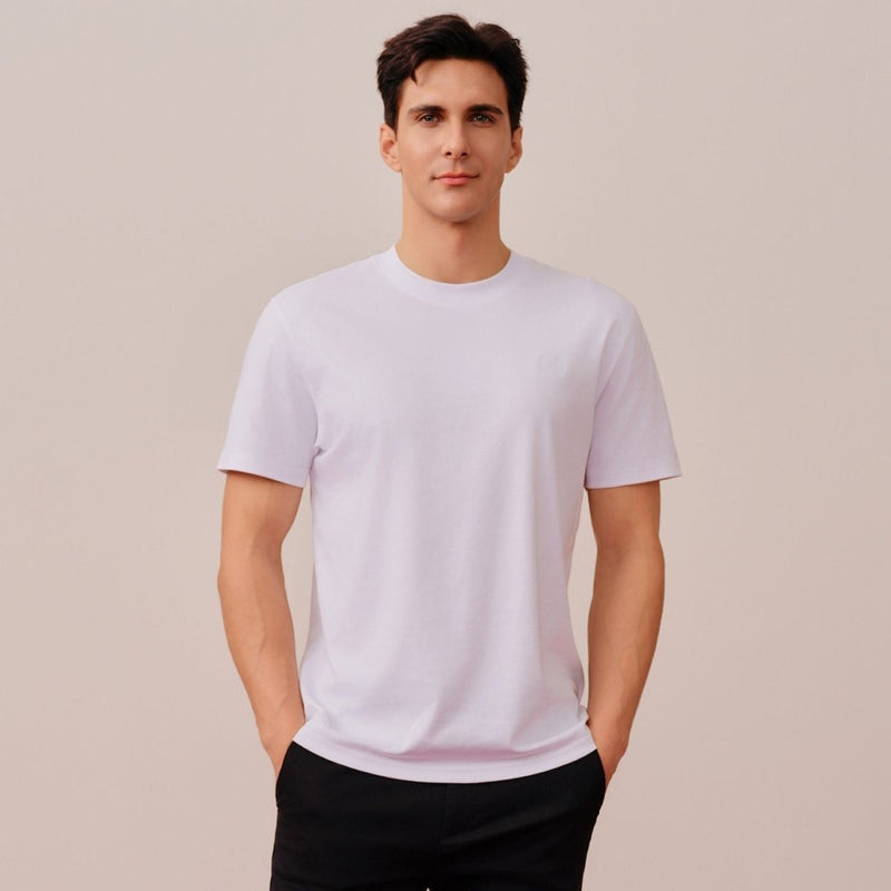 Men's Slim Fit Liquid Touch Smart Collar Tee S - Shop Giordano
