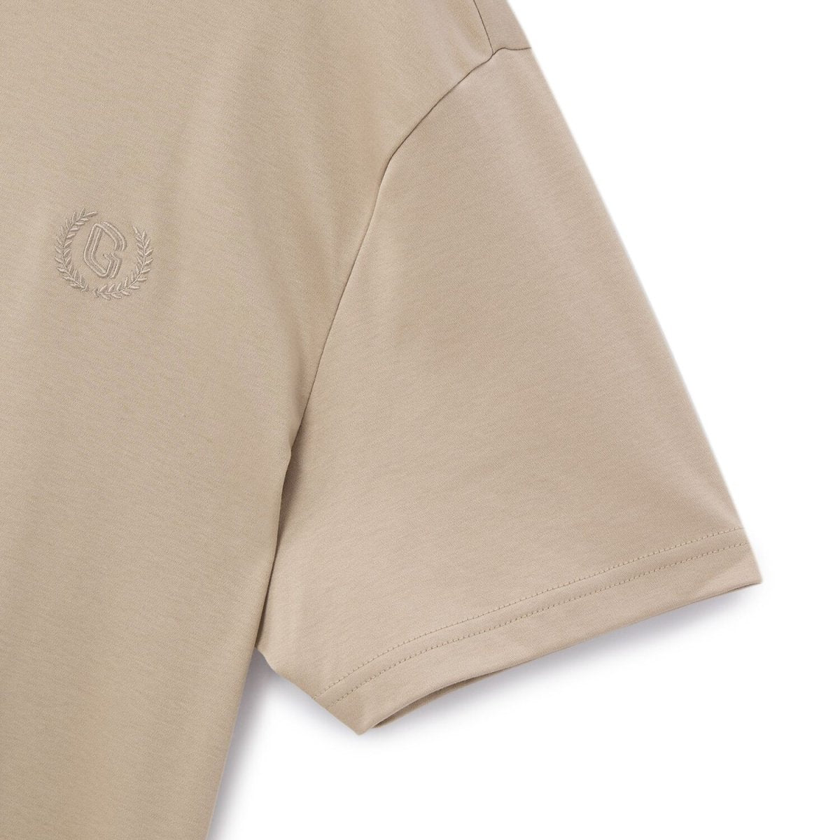 Men's Slim Fit Liquid Touch Smart Collar Tee - Giordano
