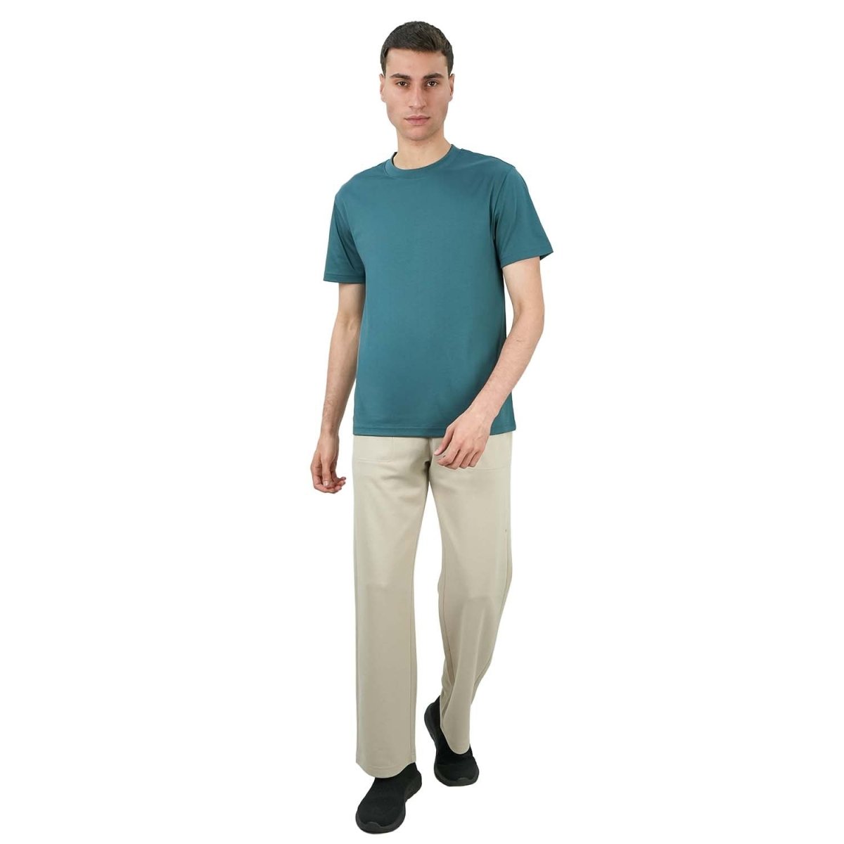 Men's Slim Fit Liquid Touch Smart Collar Tee - Giordano
