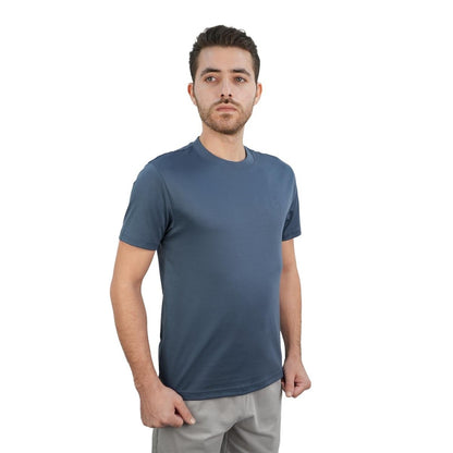 Men's Slim Fit Liquid Touch Smart Collar Tee - Giordano