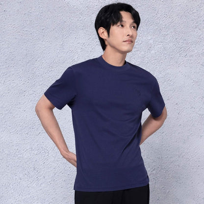 Men's Slim Fit Liquid Touch Smart Collar Tee - Giordano