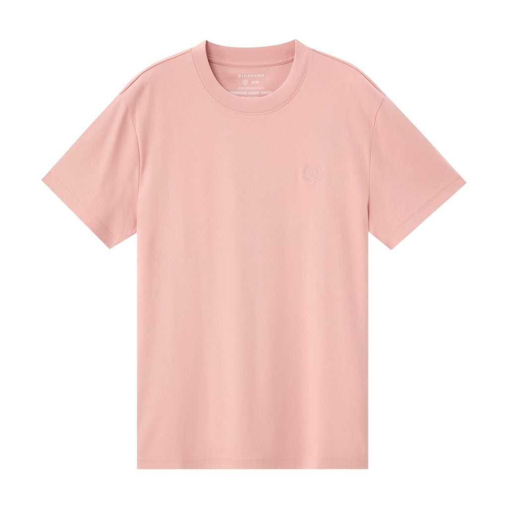 Men's Slim Fit Liquid Touch Smart Collar Tee S - Shop Giordano