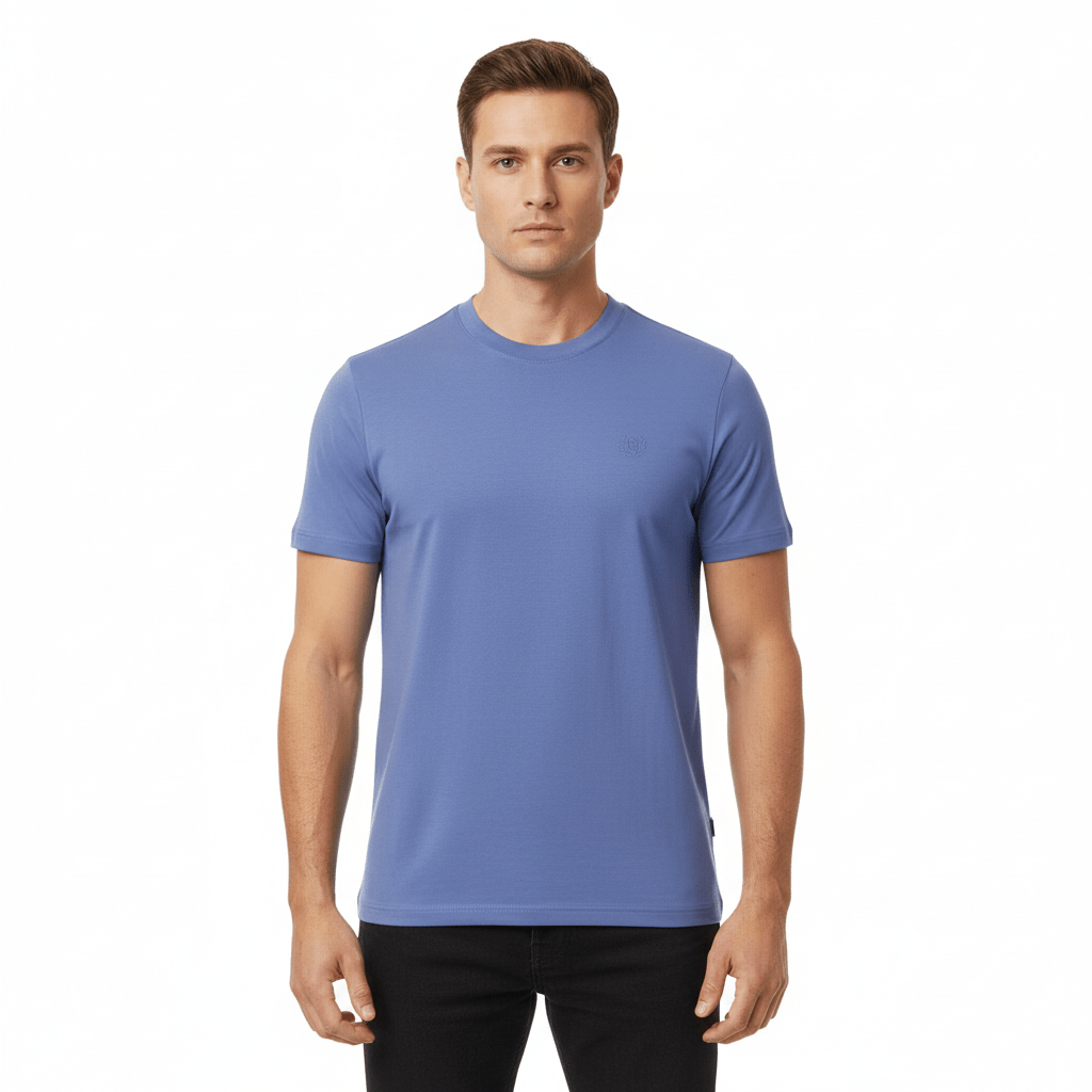 Men's Slim Fit Liquid Touch Smart Collar Tee S - Shop Giordano