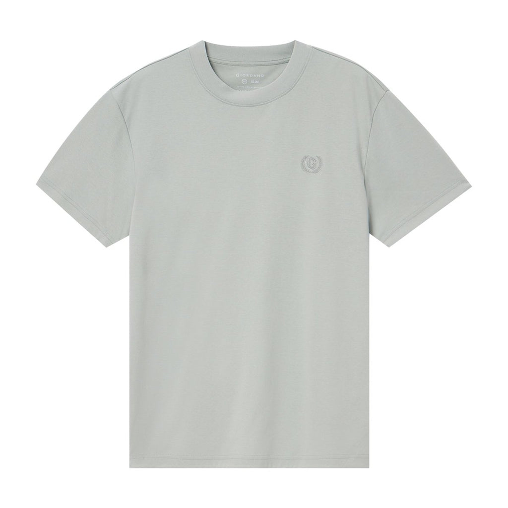 Men's Slim Fit Liquid Touch Smart Collar Tee S - Shop Giordano