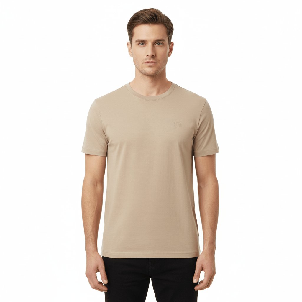 Men's Slim Fit Liquid Touch Smart Collar Tee S - Shop Giordano