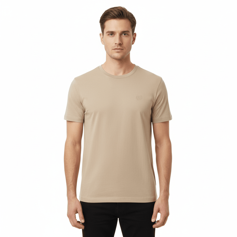 Men's Slim Fit Liquid Touch Smart Collar Tee S - Shop Giordano