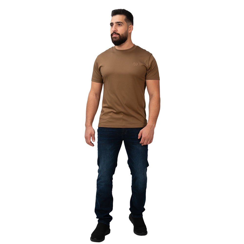 Men's Slim Fit Liquid Touch Smart Collar Tee XS - Shop Giordano