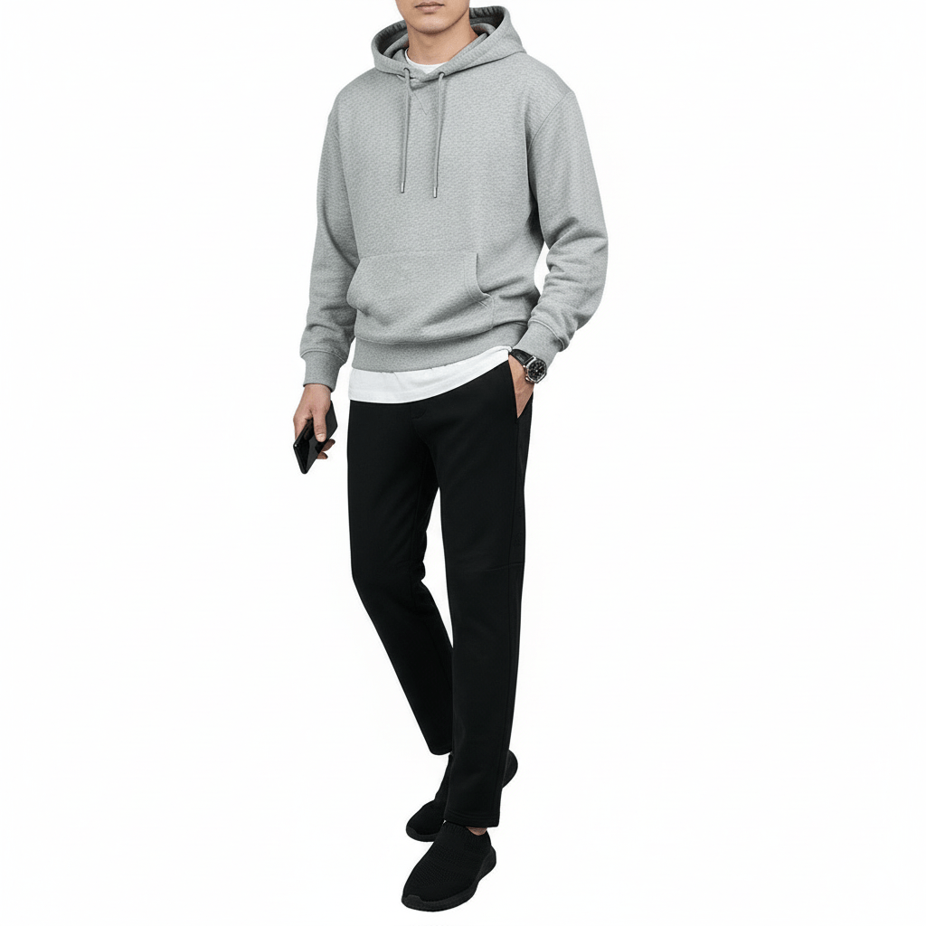 Men's Slim Fit Mid - Rise Interlock Jogger Pants S - Shop Giordano