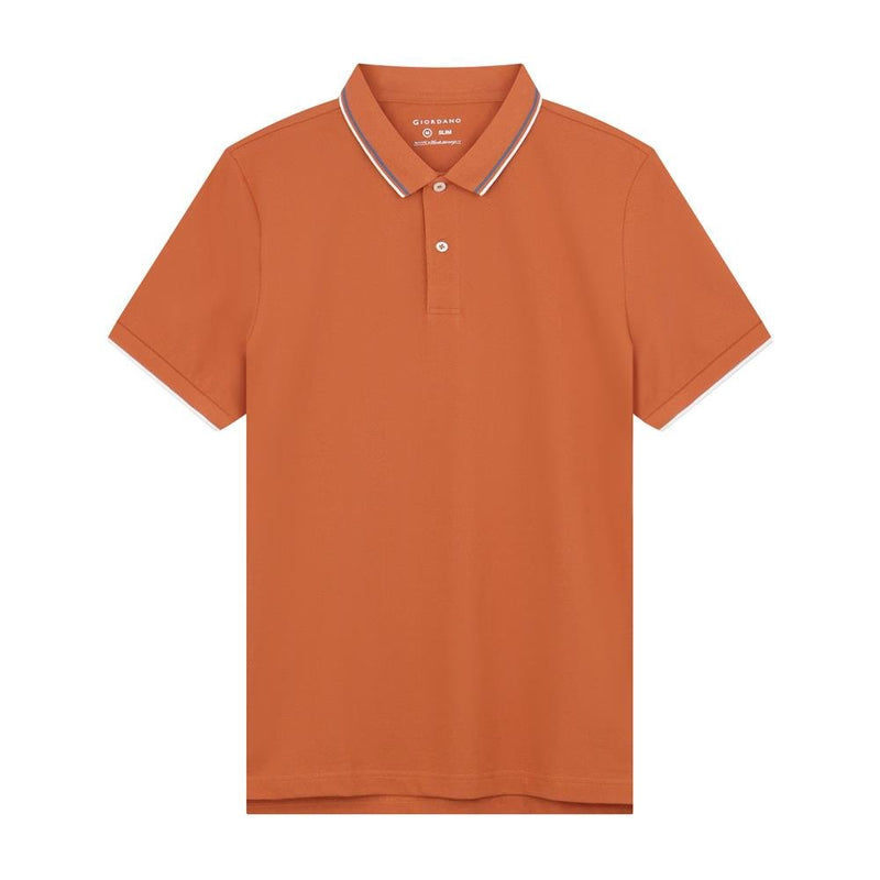 Men's Slim Fit Pique Polo S - Shop Giordano