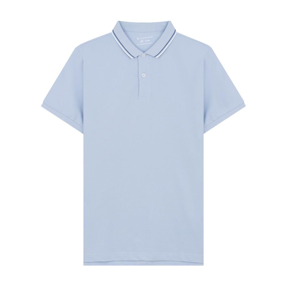 Men's Slim Fit Pique Polo: Elevated Comfort, Modern Style - Giordano