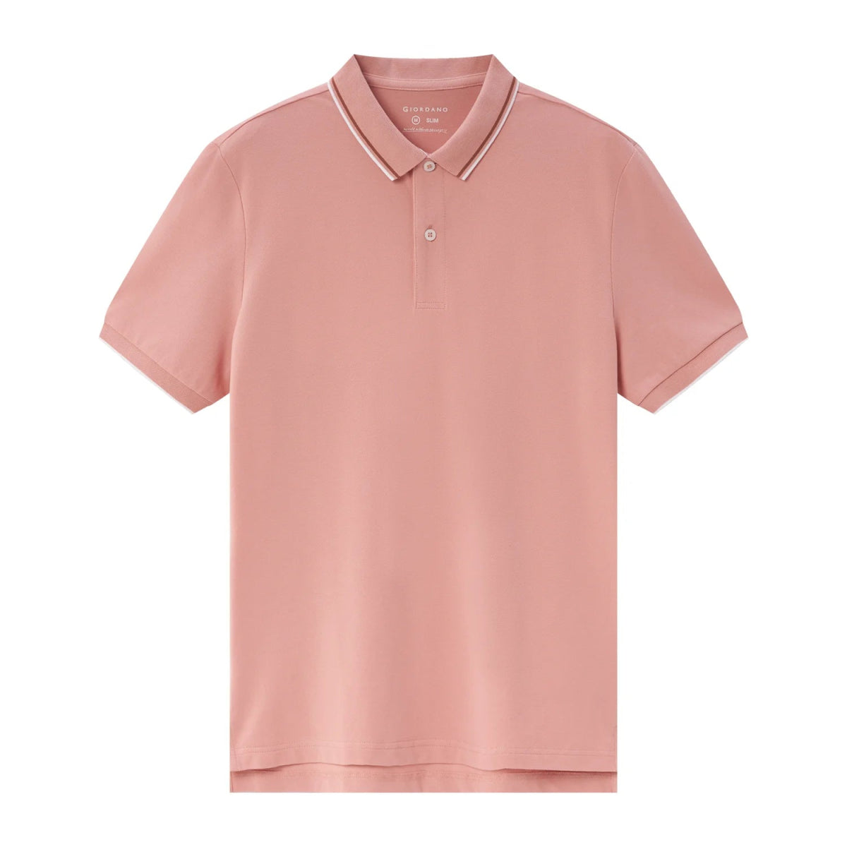 Men's Slim Fit Pique Polo: Elevated Comfort, Modern Style - Giordano