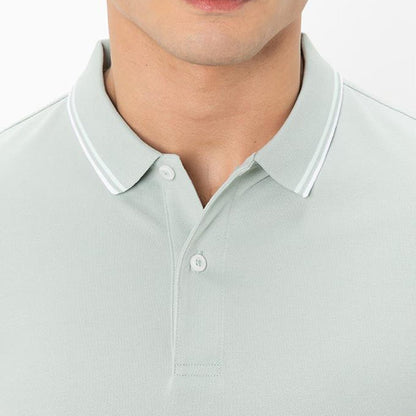 Men's Slim Fit Pique Polo: Elevated Comfort, Modern Style - Giordano