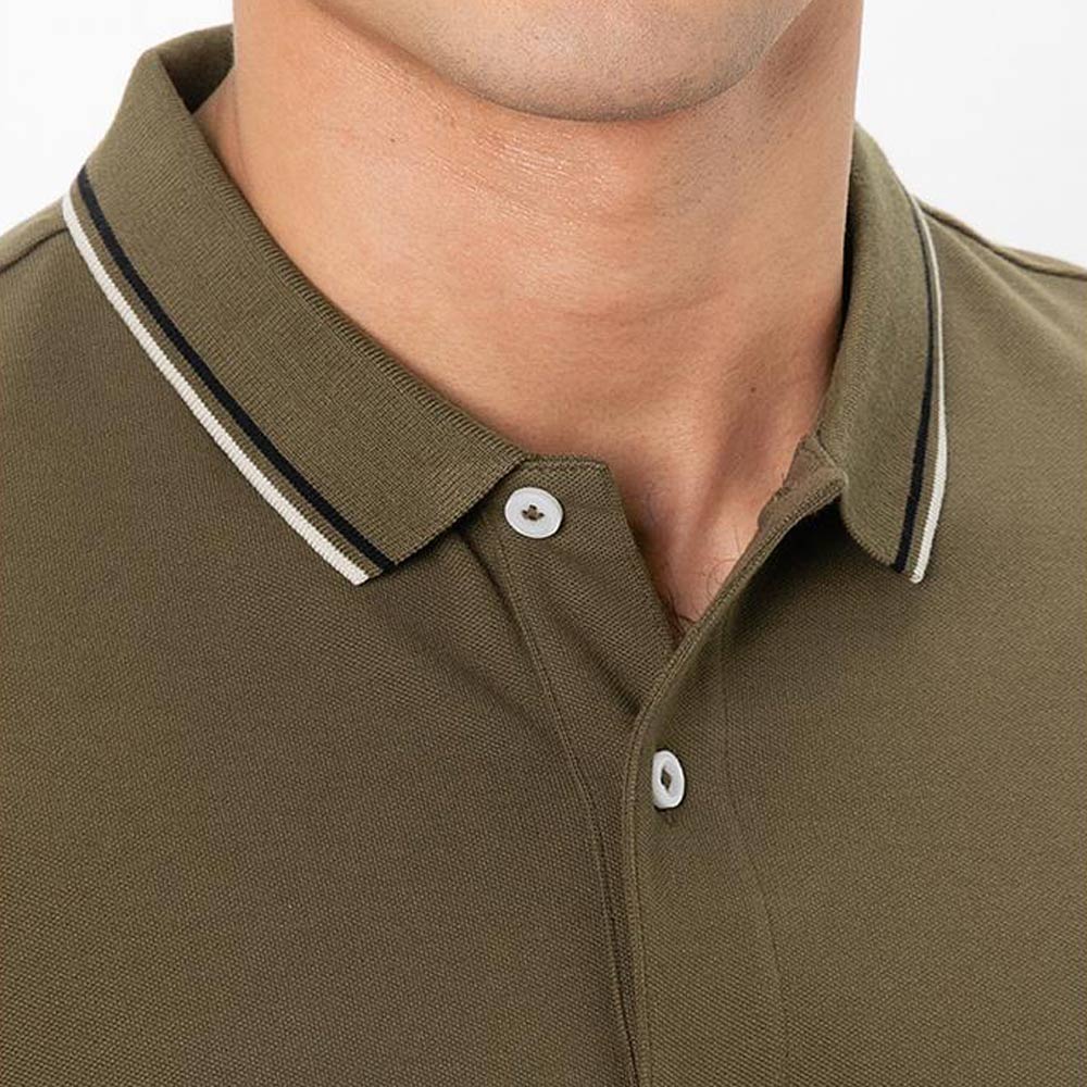 Giordano Men's Slim Fit Pique Polo: Elevated Comfort, Modern Style - first_variant_option_2 Premium Polo for Giordano