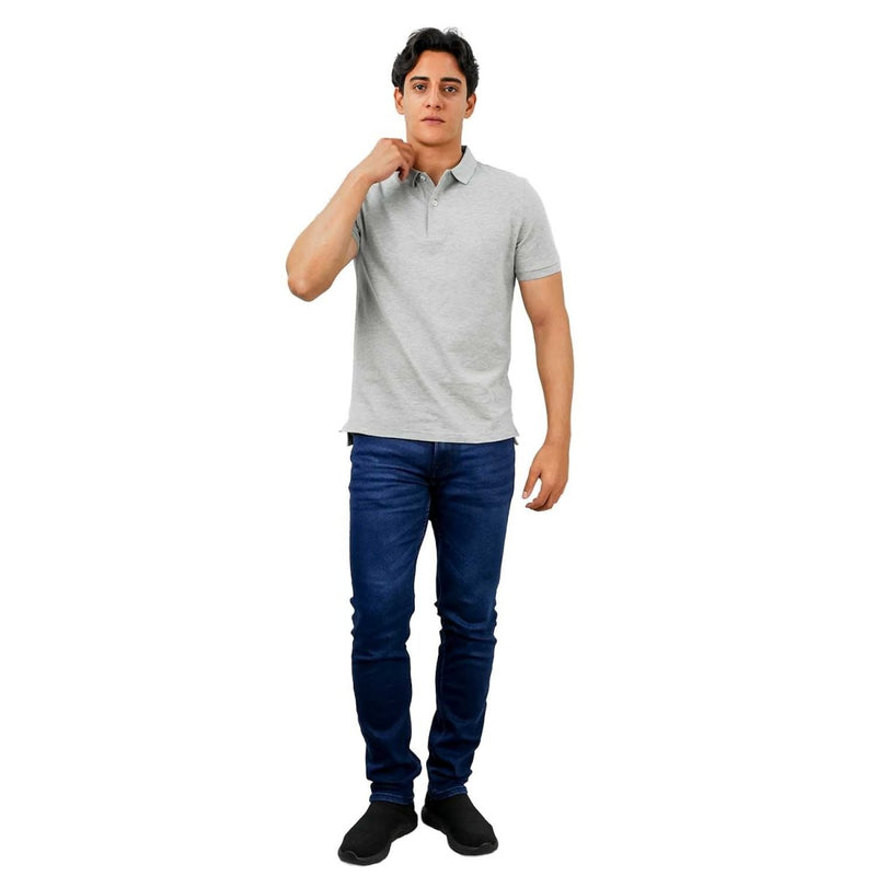 Men's Slim Fit Pique Polo: Elevated Comfort, Modern Style S - Shop Giordano