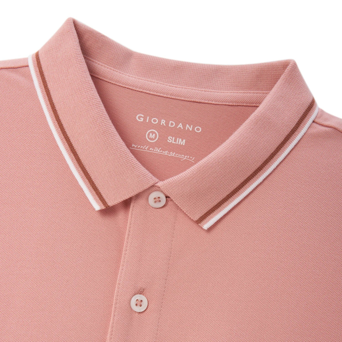 Men's Slim Fit Pique Polo: Elevated Comfort, Modern Style - Giordano