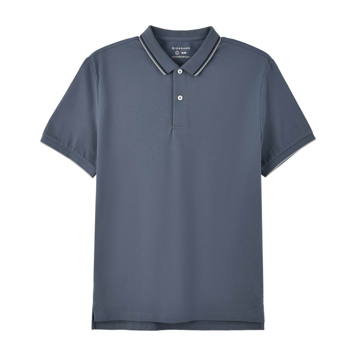 Men's Slim Fit Pique Polo: Elevated Comfort, Modern Style - Giordano