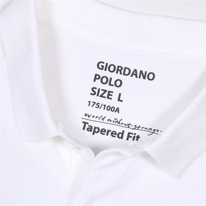 Men's Slim Fit Pique Polo: Elevated Comfort, Modern Style - Giordano