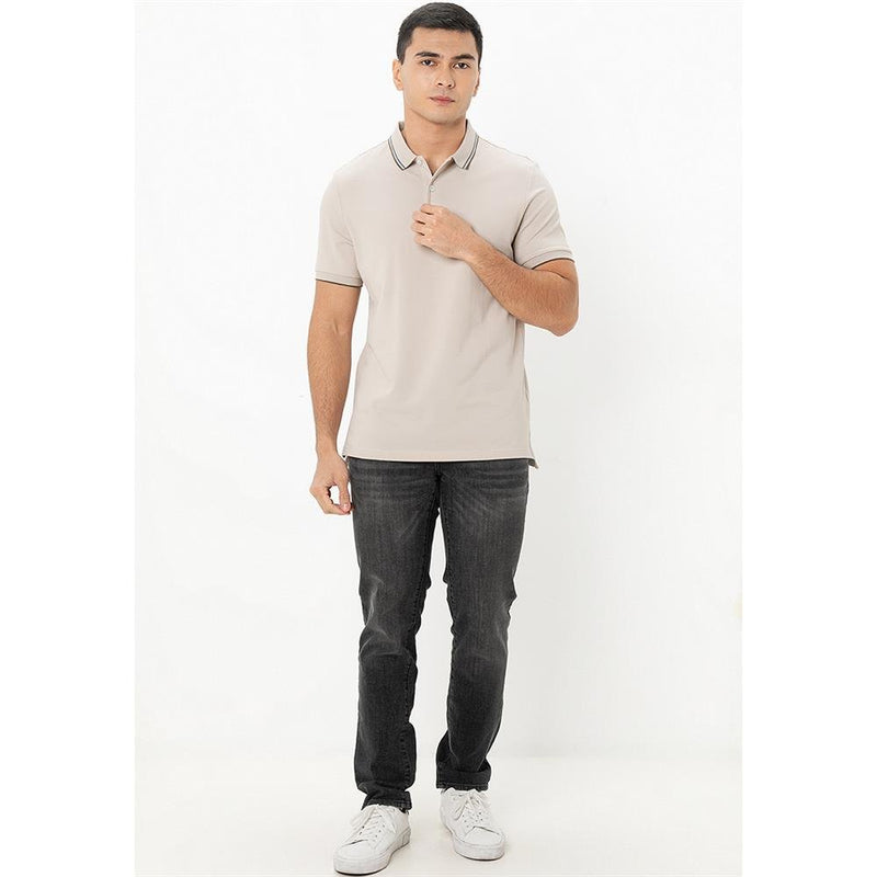 Men's Slim Fit Pique Polo: Elevated Comfort, Modern Style S - Shop Giordano