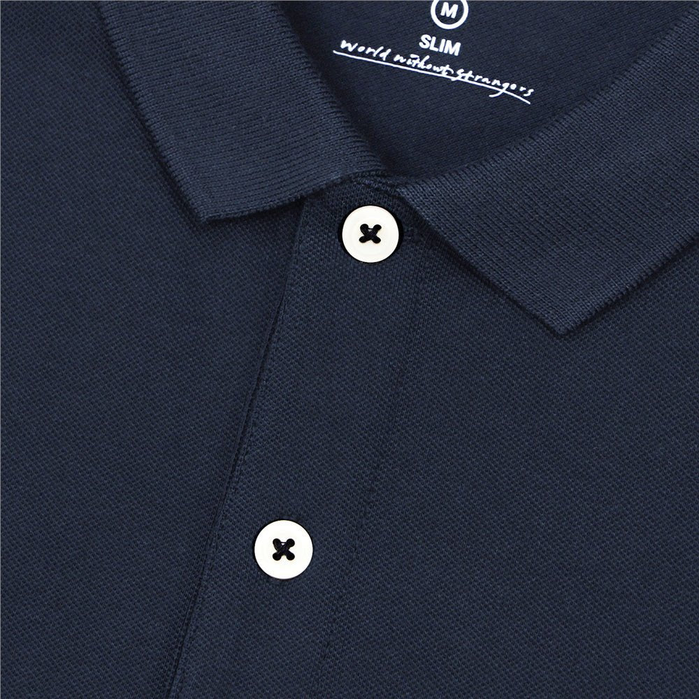 Men's Slim Fit Pique Polo: Elevated Comfort, Modern Style - Giordano