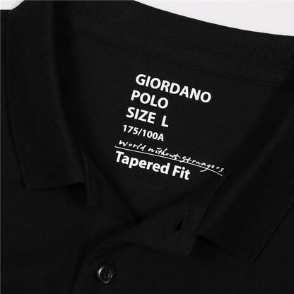 Men's Slim Fit Pique Polo: Elevated Comfort, Modern Style - Giordano