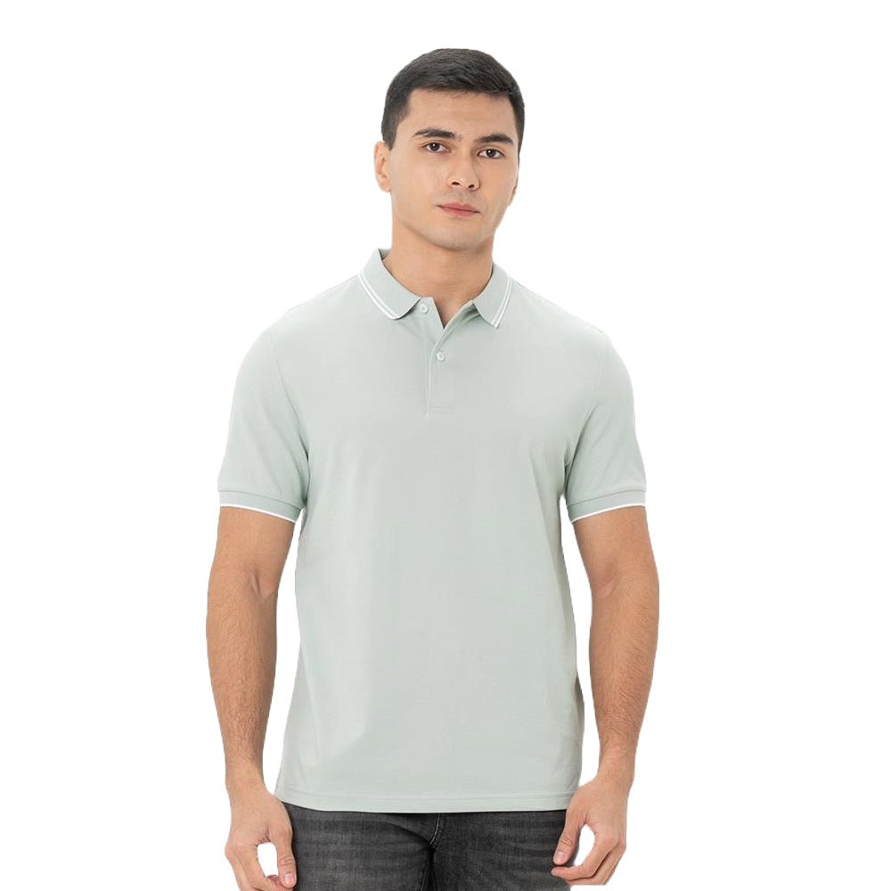 Men's Slim Fit Pique Polo: Elevated Comfort, Modern Style - Giordano