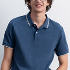 Men's Slim Fit Pique Polo: Elevated Comfort, Modern Style S - Shop Giordano