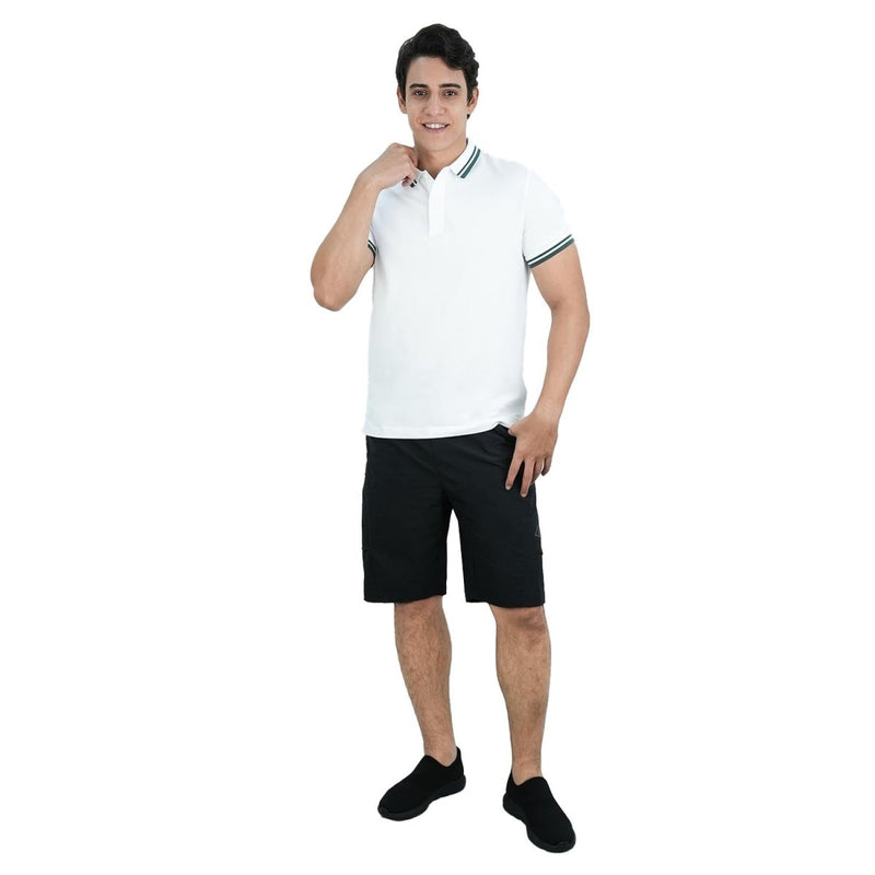 Men's Slim Fit Pique Polo: Elevated Comfort, Modern Style S - Shop Giordano