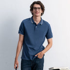 Men's Slim Fit Pique Polo: Elevated Comfort, Modern Style S - Shop Giordano
