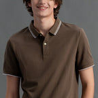 Men's Slim Fit Pique Polo: Elevated Comfort, Modern Style S - Shop Giordano