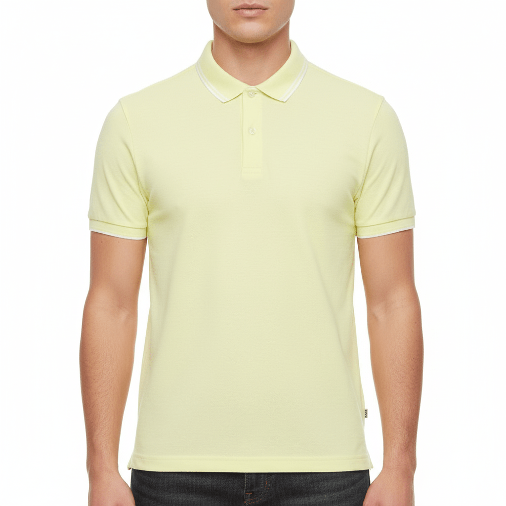 Men's Slim Fit Pique Polo: Elevated Comfort, Modern Style S - Shop Giordano