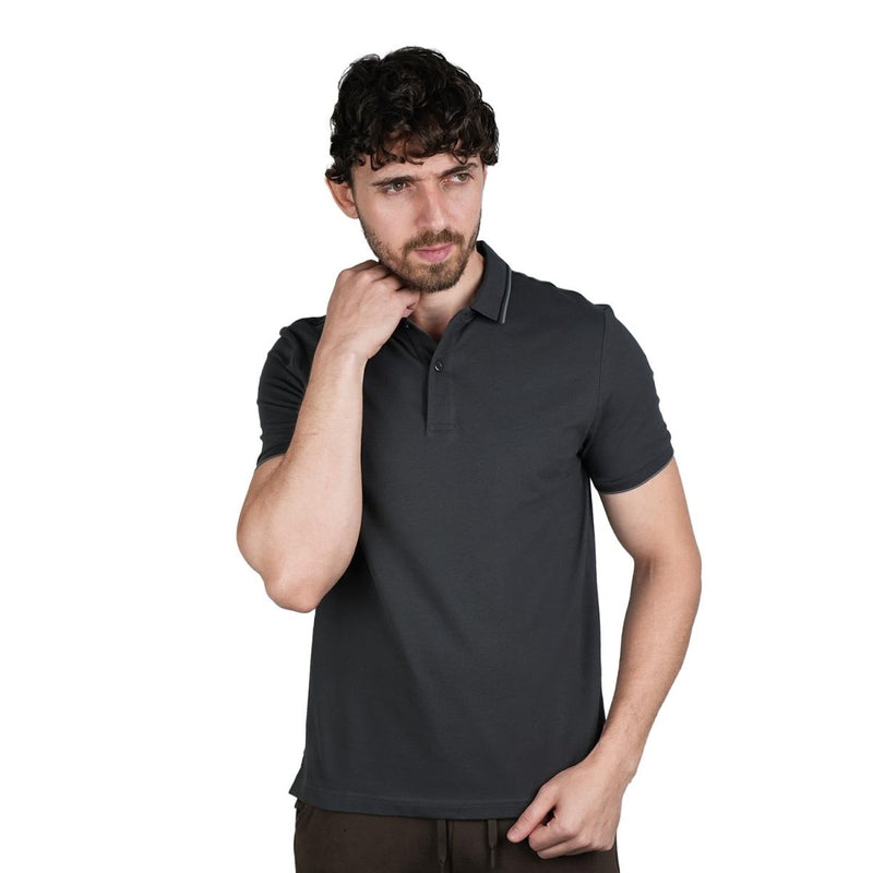 Men's Slim Fit Pique Polo: Elevated Comfort, Modern Style S - Shop Giordano
