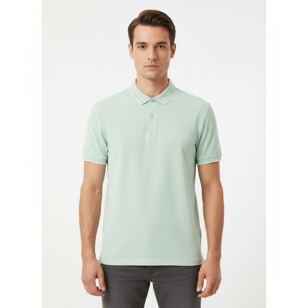 Men's Slim Fit Pique Polo: Elevated Comfort, Modern Style S - Shop Giordano