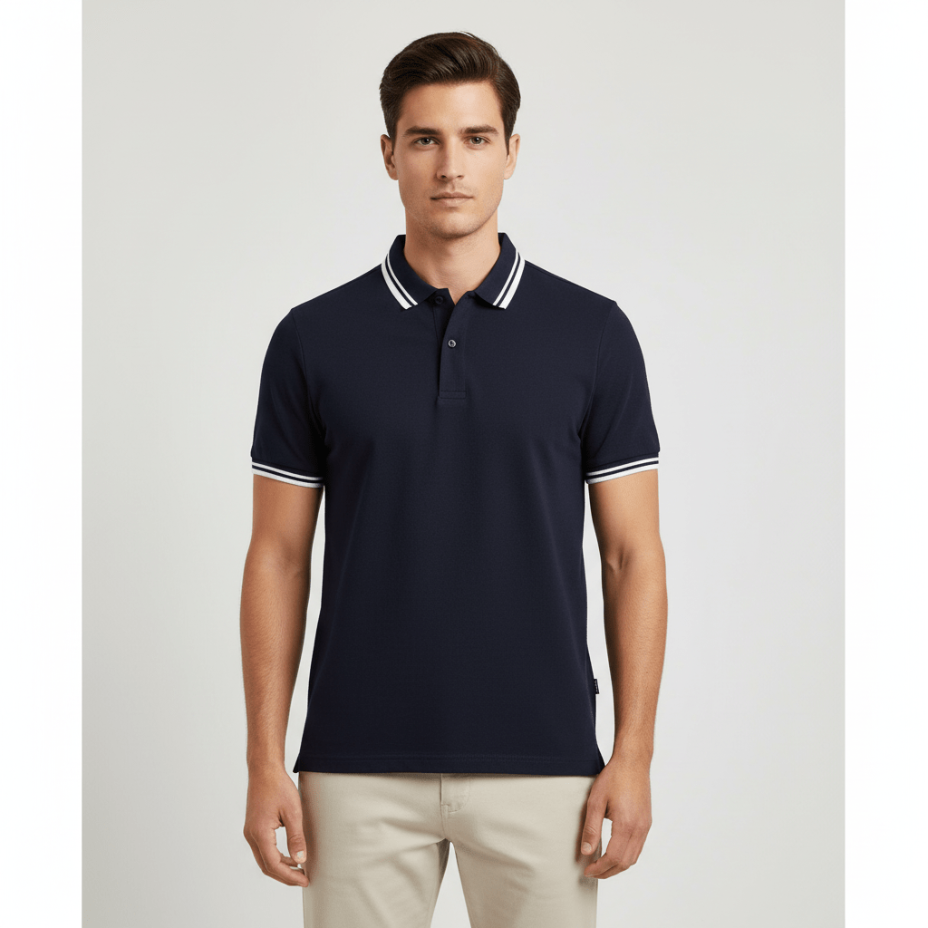 Men's Slim Fit Pique Polo: Elevated Comfort, Modern Style S - Shop Giordano