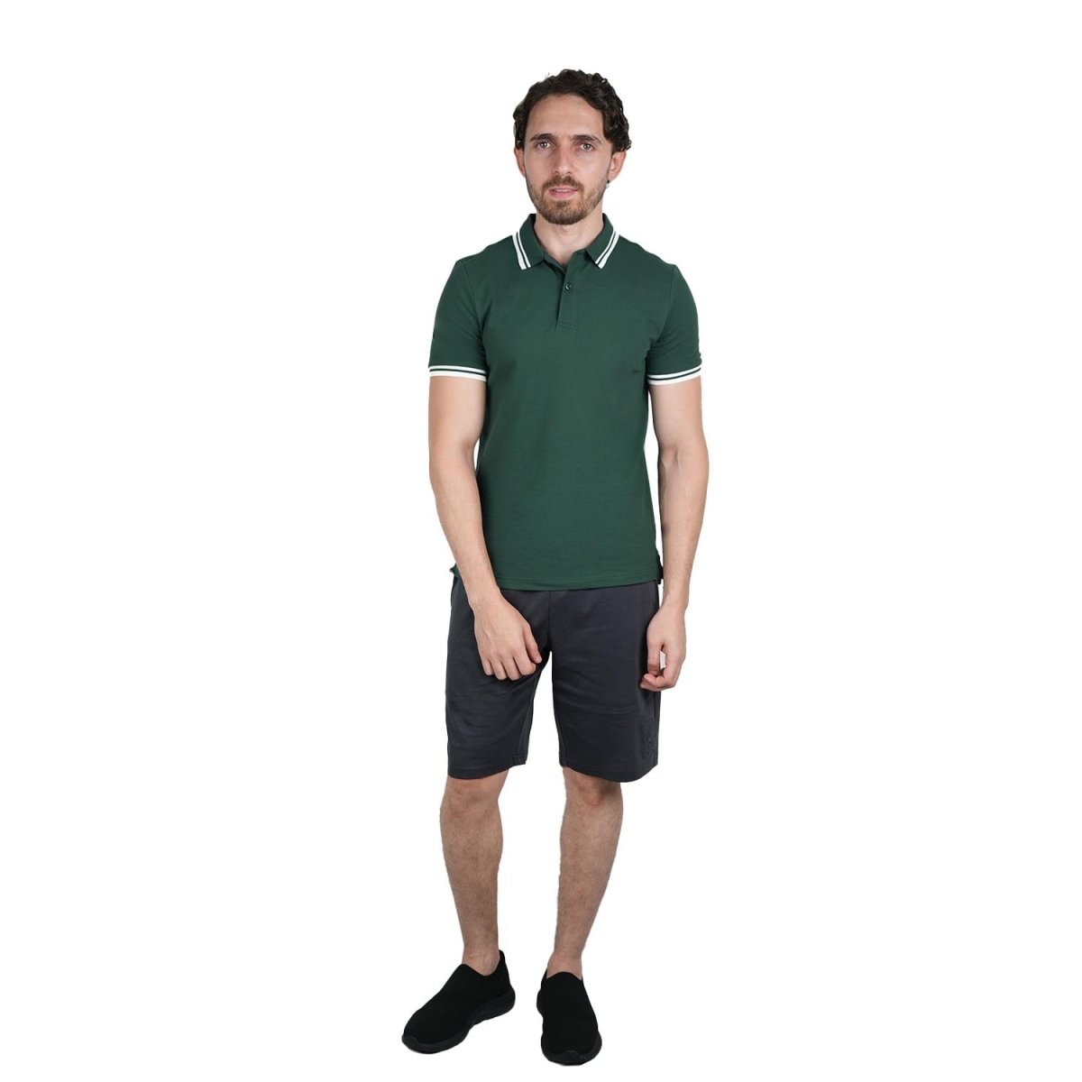 Men's Slim Fit Pique Polo: Elevated Comfort, Modern Style S - Shop Giordano