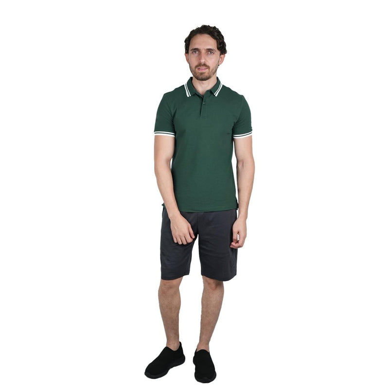 Men's Slim Fit Pique Polo: Elevated Comfort, Modern Style S - Shop Giordano