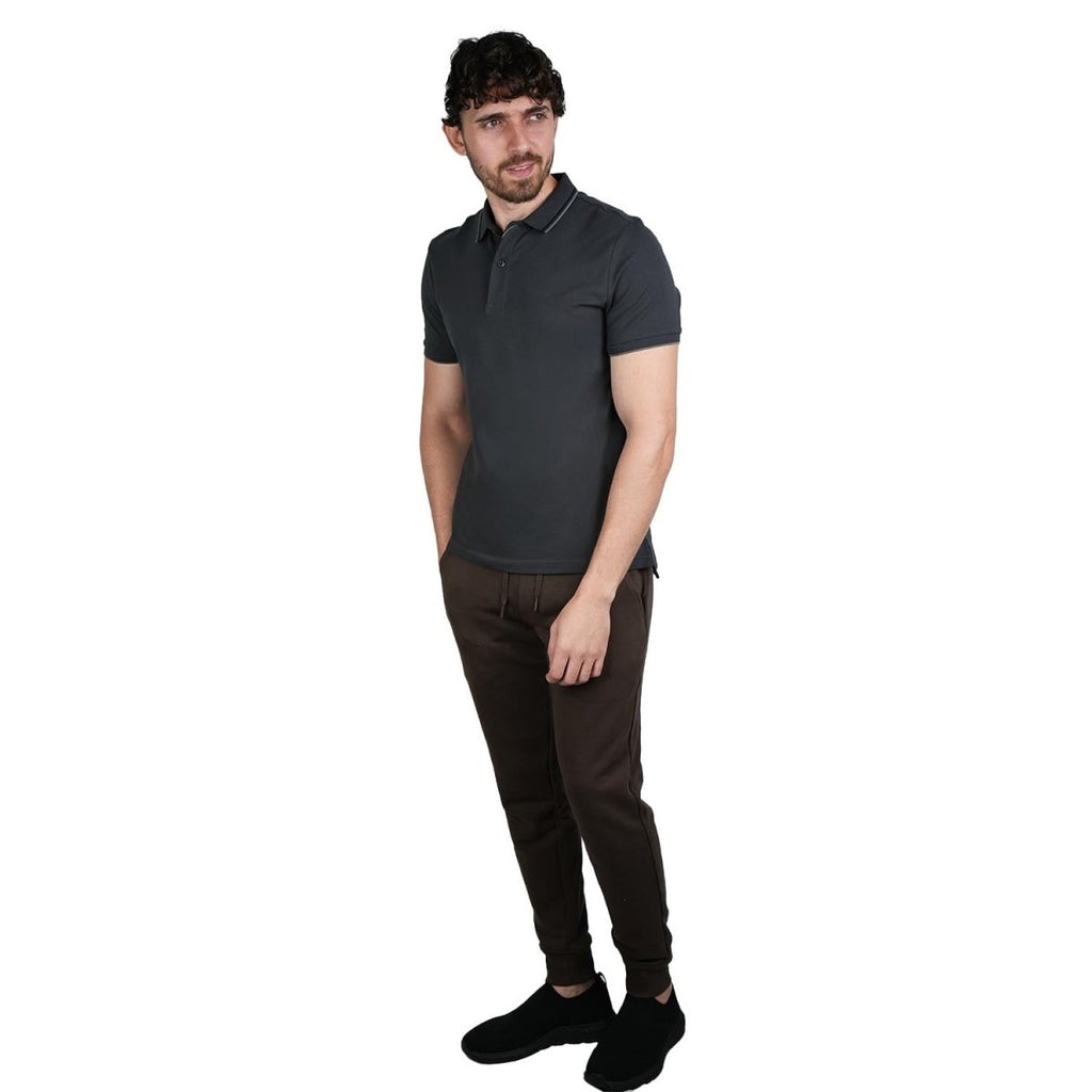 Men's Slim Fit Pique Polo: Elevated Comfort, Modern Style S - Shop Giordano
