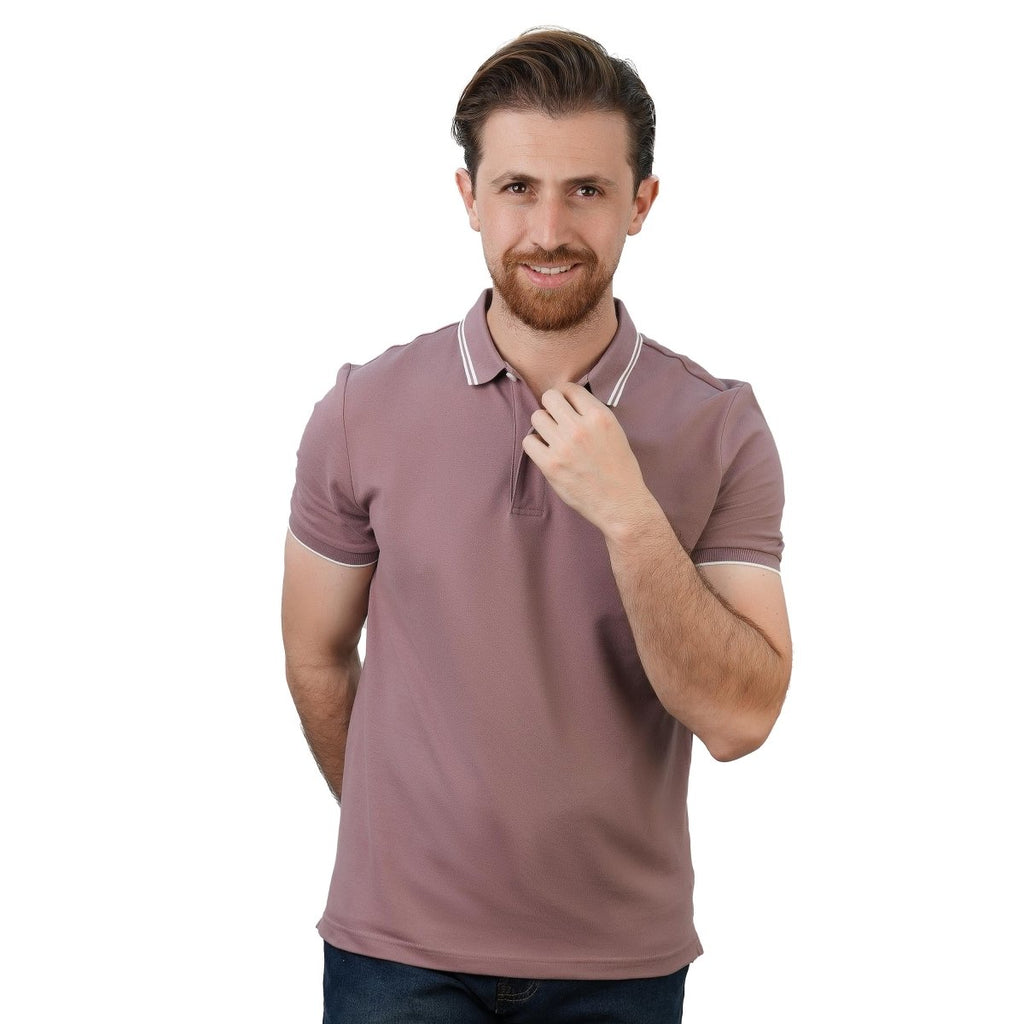 Men's Slim Fit Pique Polo: Elevated Comfort, Modern Style S - Shop Giordano