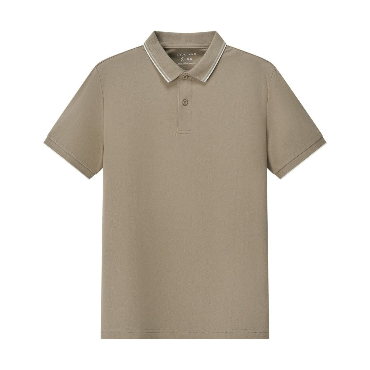 Men's Slim Fit Pique Polo: Elevated Comfort, Modern Style S - Shop Giordano