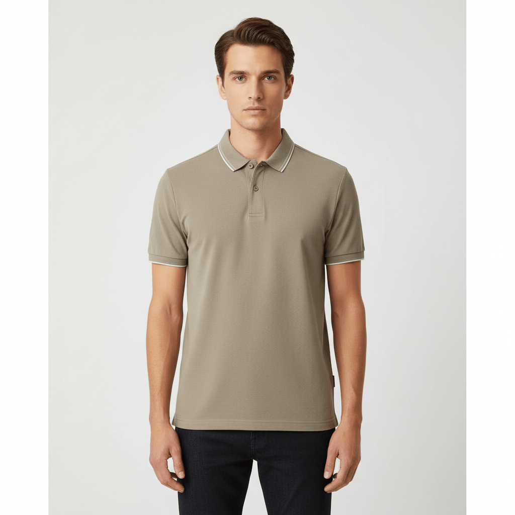 Men's Slim Fit Pique Polo: Elevated Comfort, Modern Style S - Shop Giordano