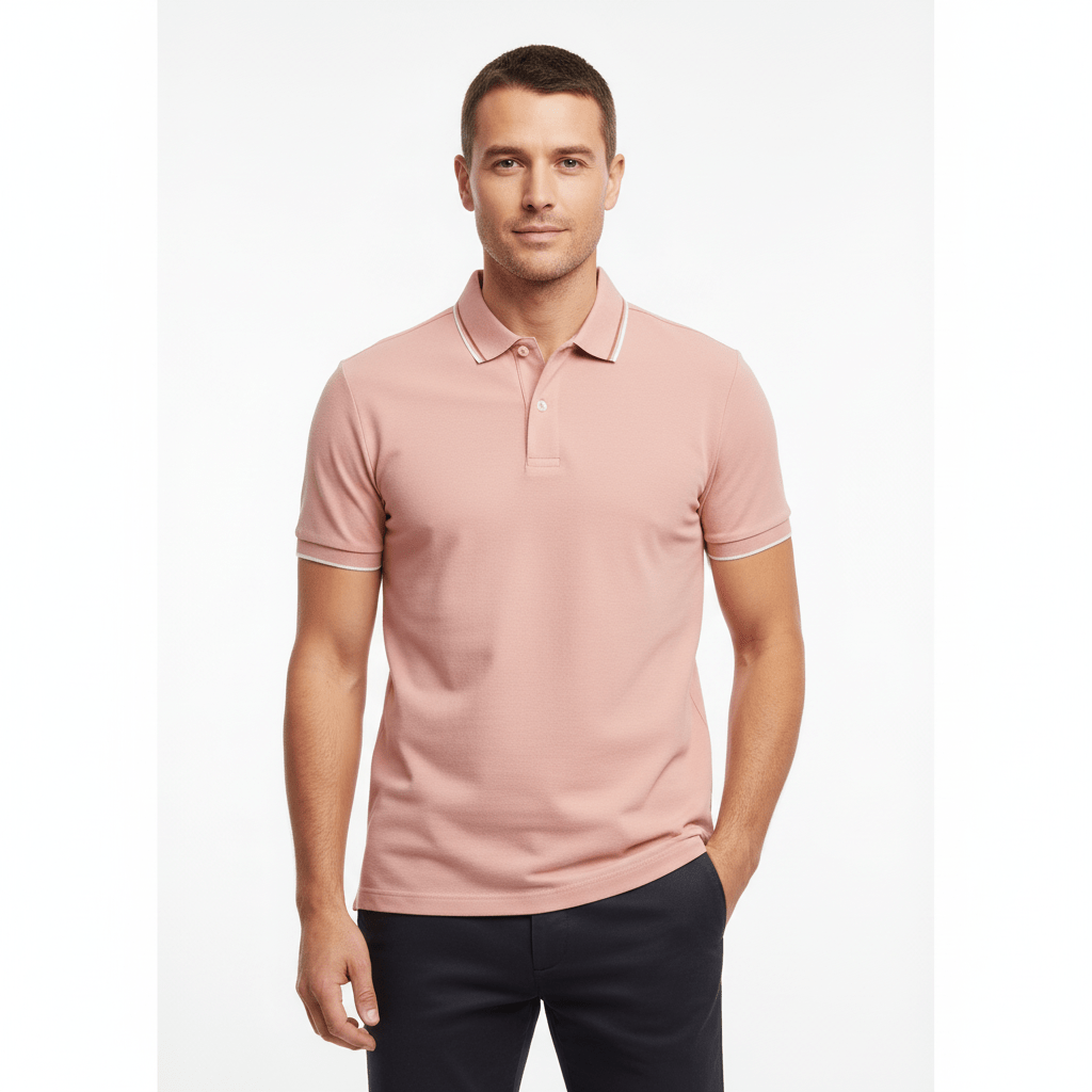 Men's Slim Fit Pique Polo: Elevated Comfort, Modern Style S - Shop Giordano