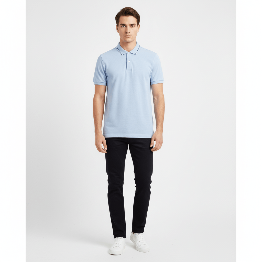 Men's Slim Fit Pique Polo: Elevated Comfort, Modern Style S - Shop Giordano